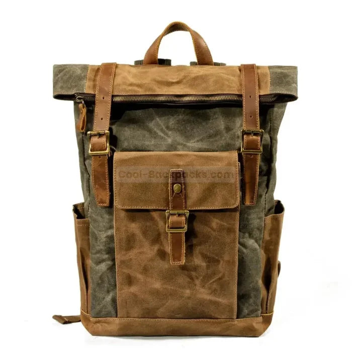 Travel Rucksack Backpack - Dark green