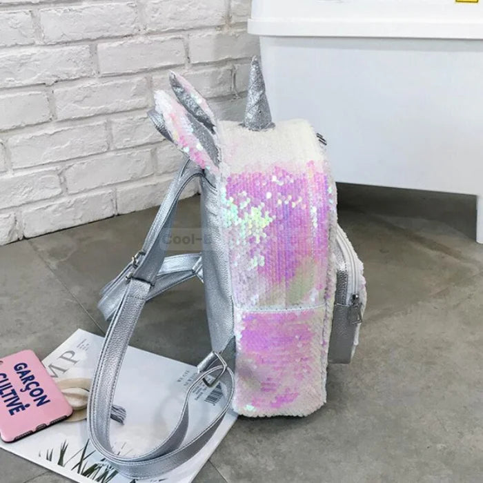 Unicorn Sequin School Backpack