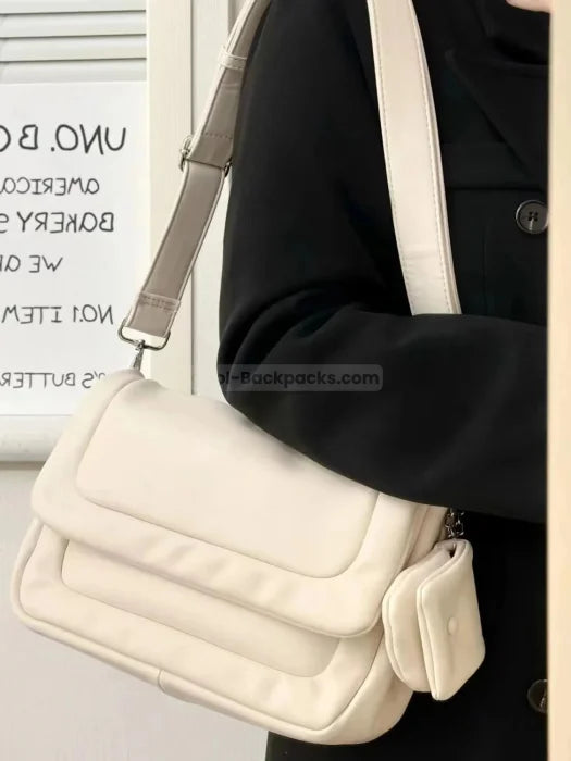 White Messenger Bag