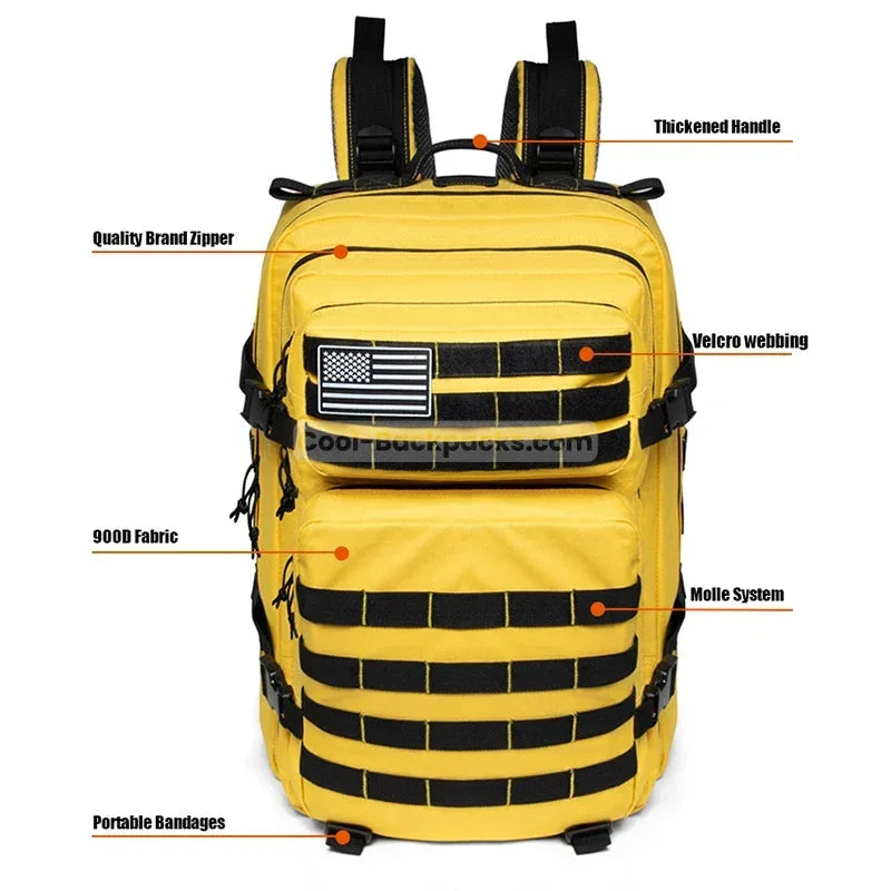 Yellow Tactical Backpack